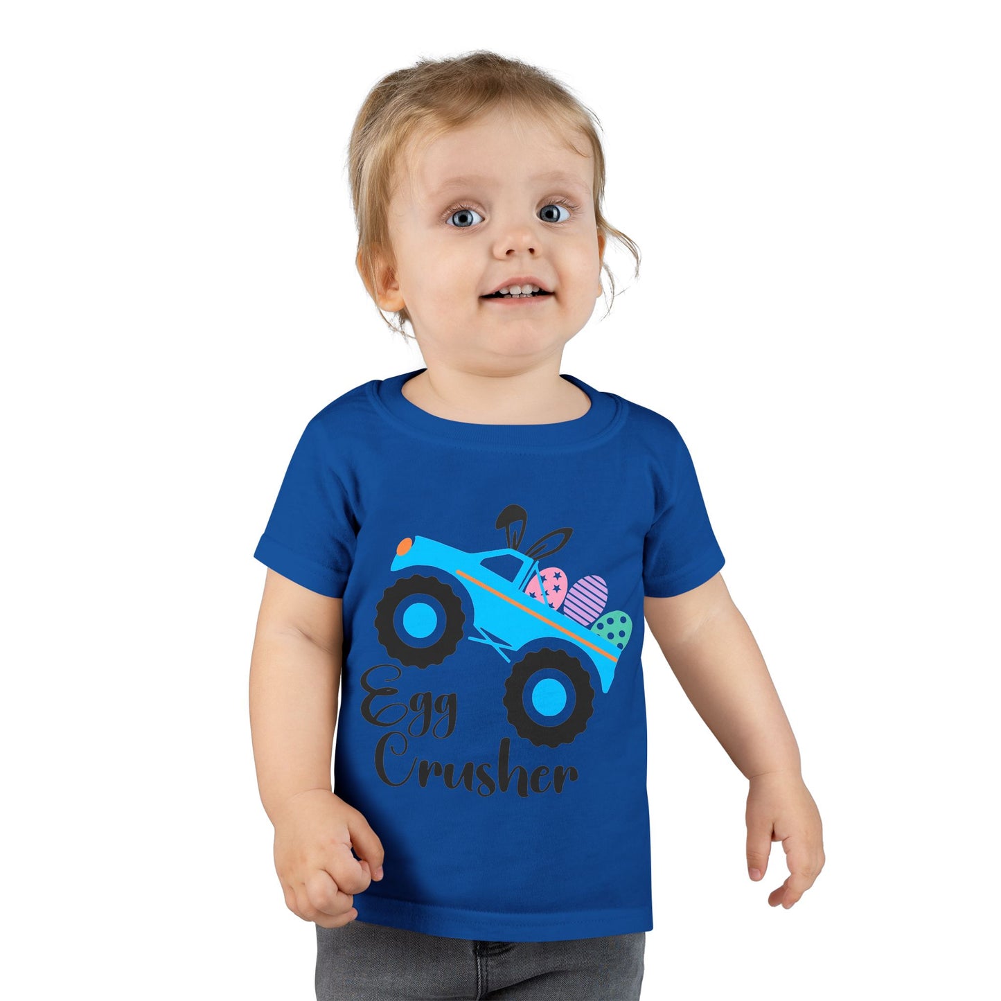 Toddler T-Shirt — "Egg Crusher" Monster Truck Easter Shirt