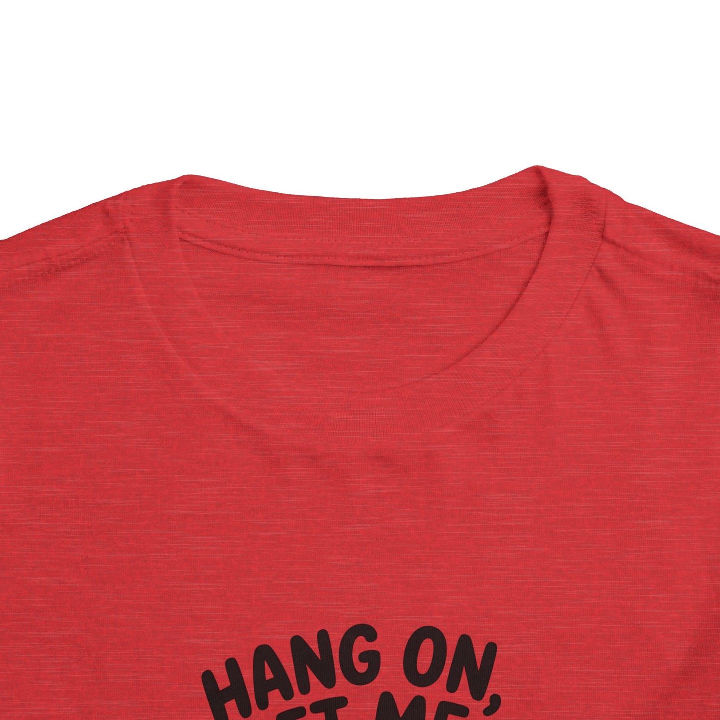 Toddler Tee — Cute Bunny "Hang On, Let Me Overthink This" Funny Kids Shirt