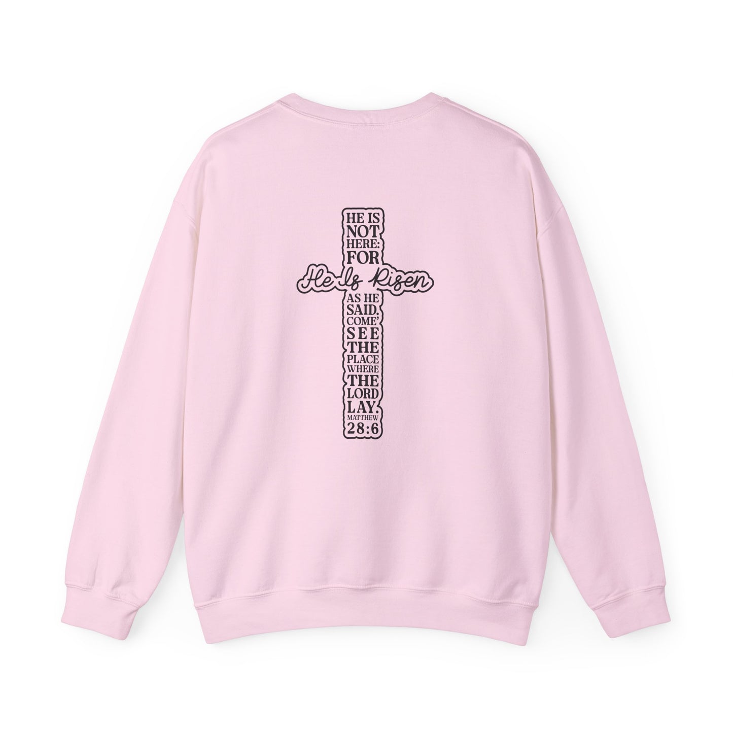 Crewneck Sweatshirt — “A Lot Can Happen in 3 Days” Christian Easter Cross Pullover
