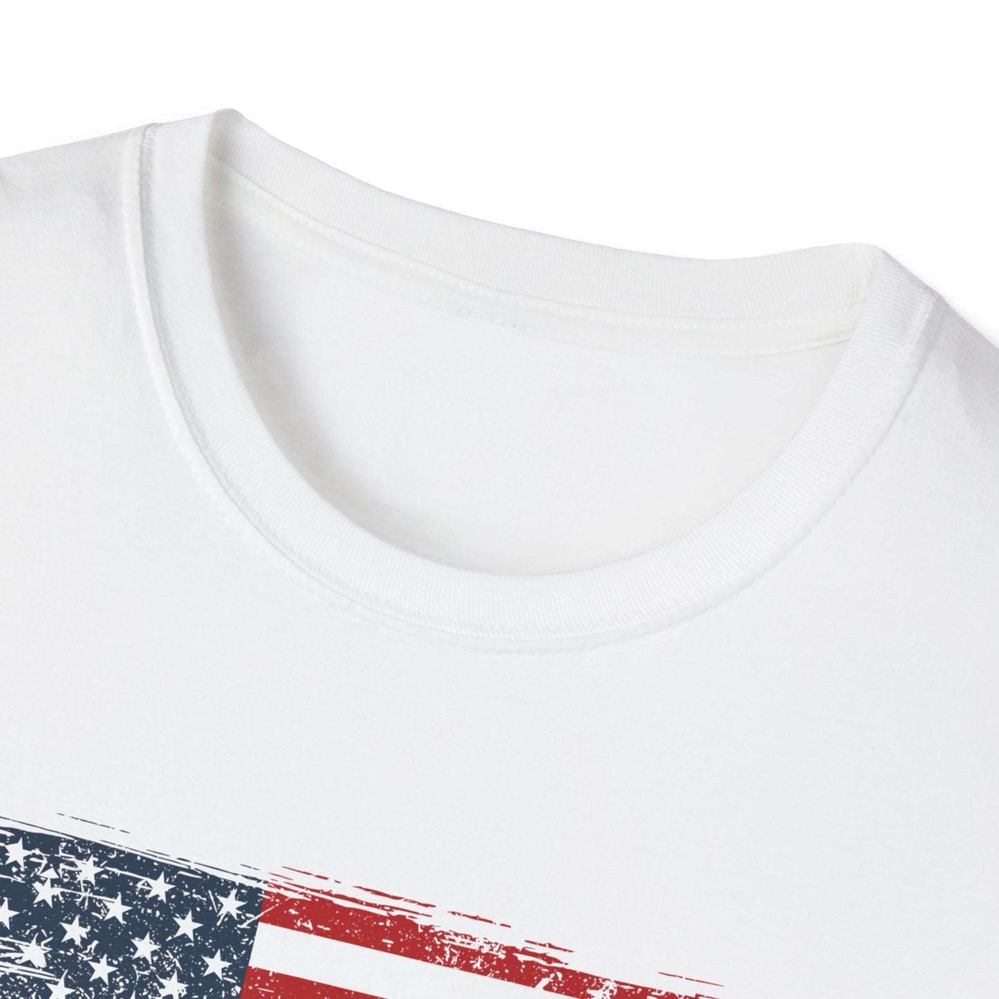 Distressed American Flag T-Shirt — Patriotic USA Tee for 4th of July & Veterans Day