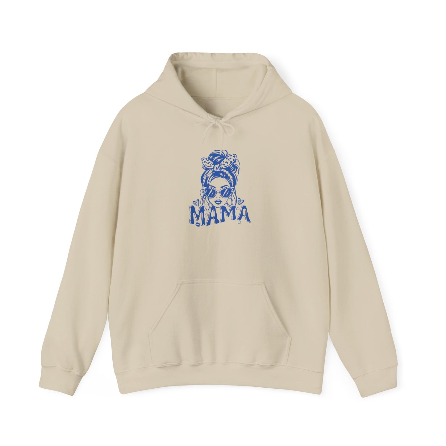Mama Needs Coffee Hoodie — Cute Messy Bun Mom Sweatshirt