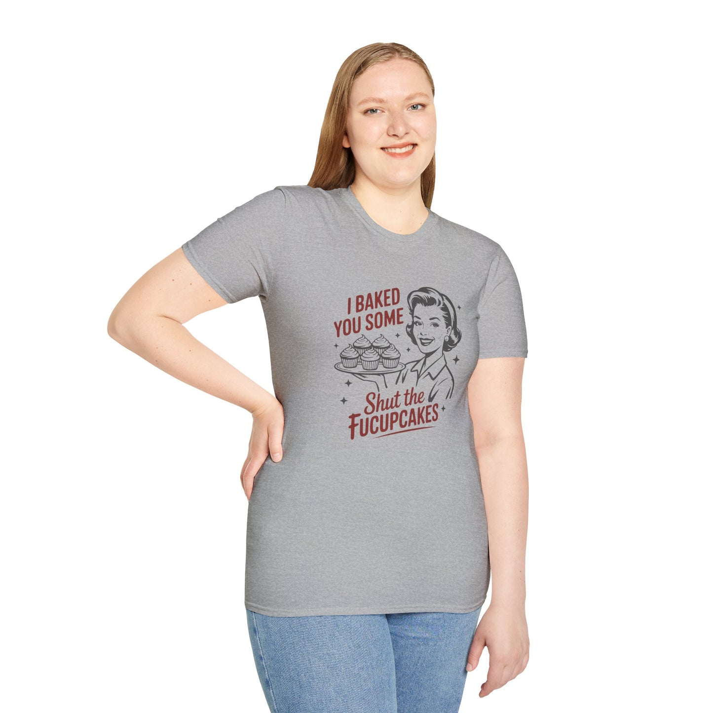 I Baked You Some — 'Shut the Fucupcakes' Retro Graphic Tee
