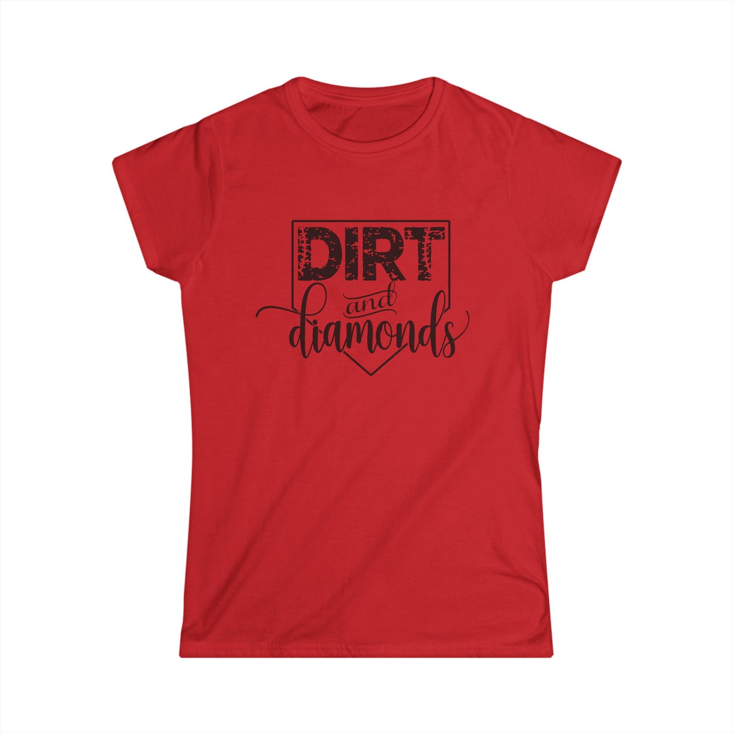 Dirt and Diamonds Women's Tee — Rustic Western Graphic Shirt for Farm, Ranch & Country Living
