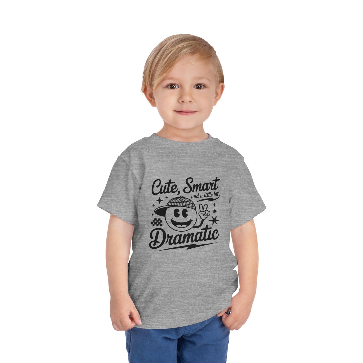Cute, Smart & a Little Dramatic Toddler Tee
