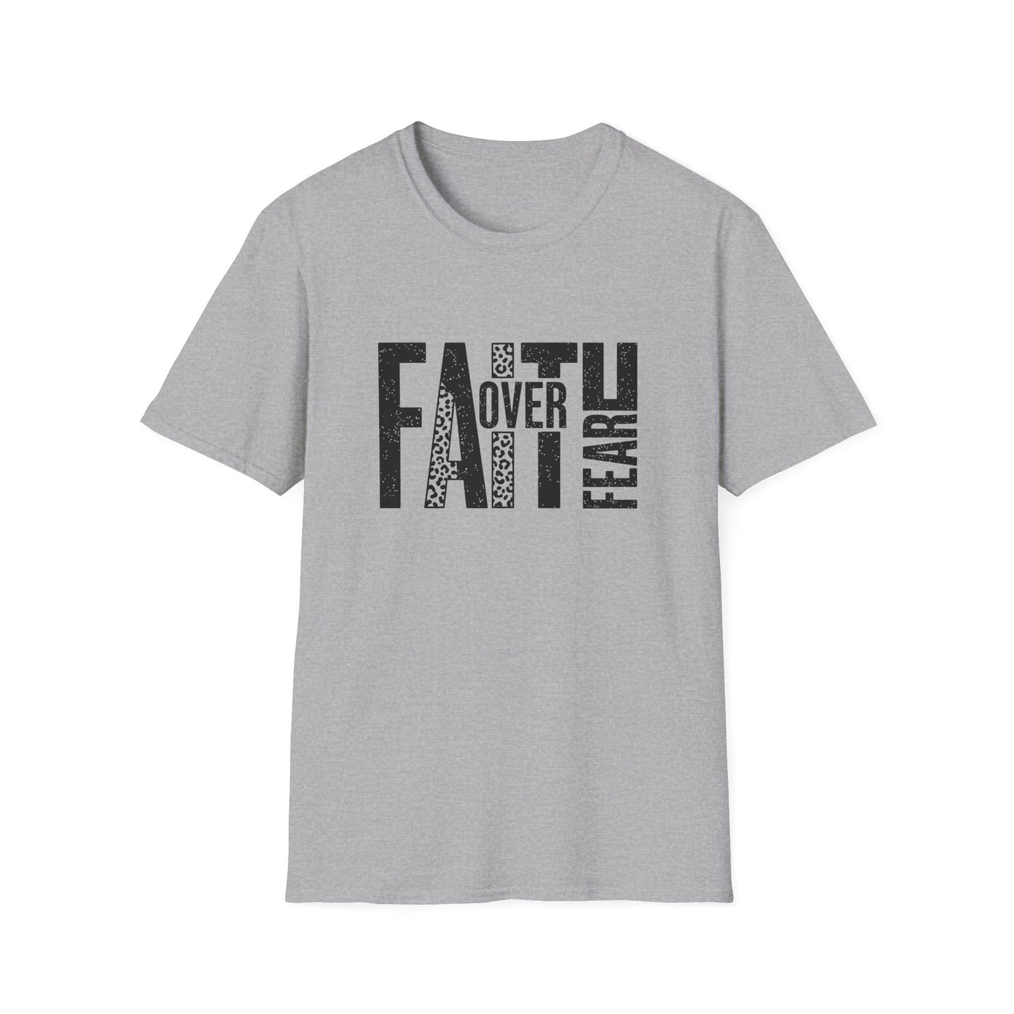 Faith Over Fear T-Shirt — Inspirational Christian Graphic Tee