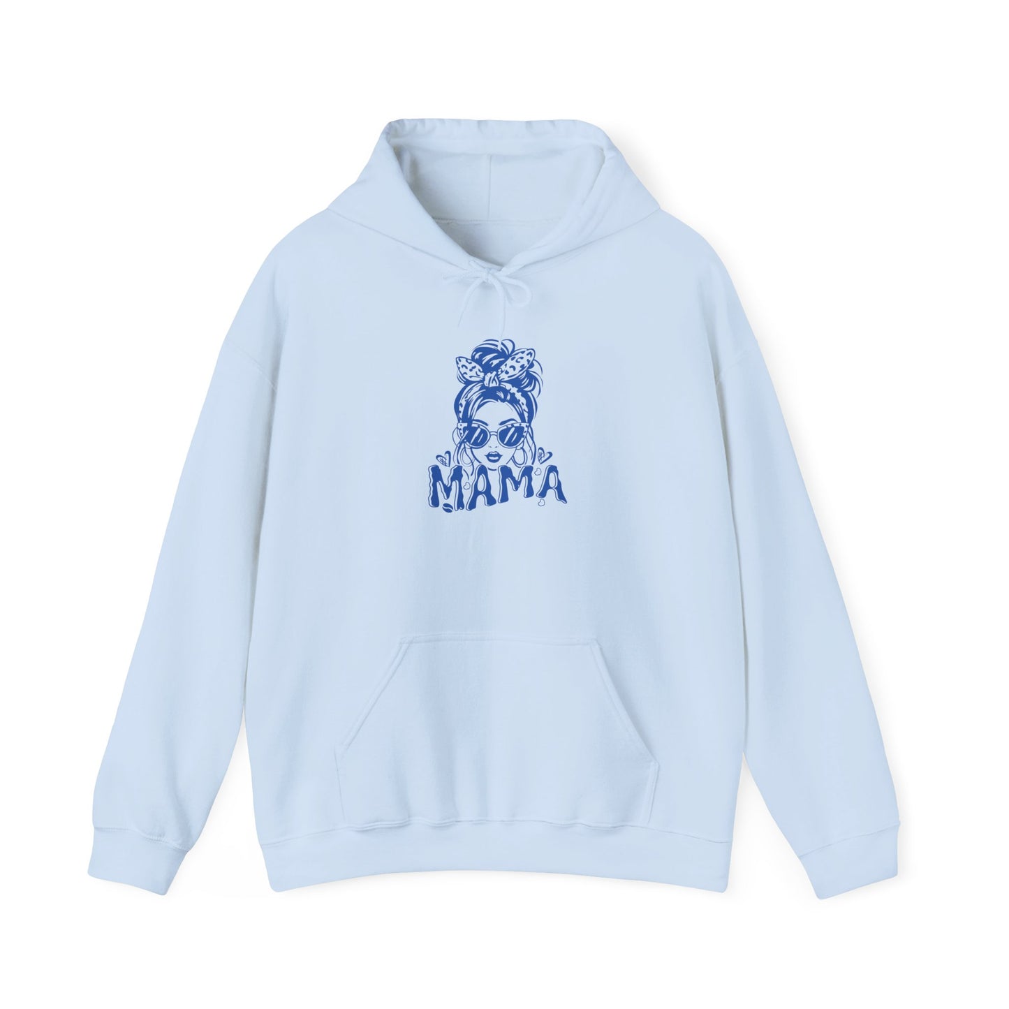 Mama Needs Coffee Hoodie — Cute Messy Bun Mom Sweatshirt