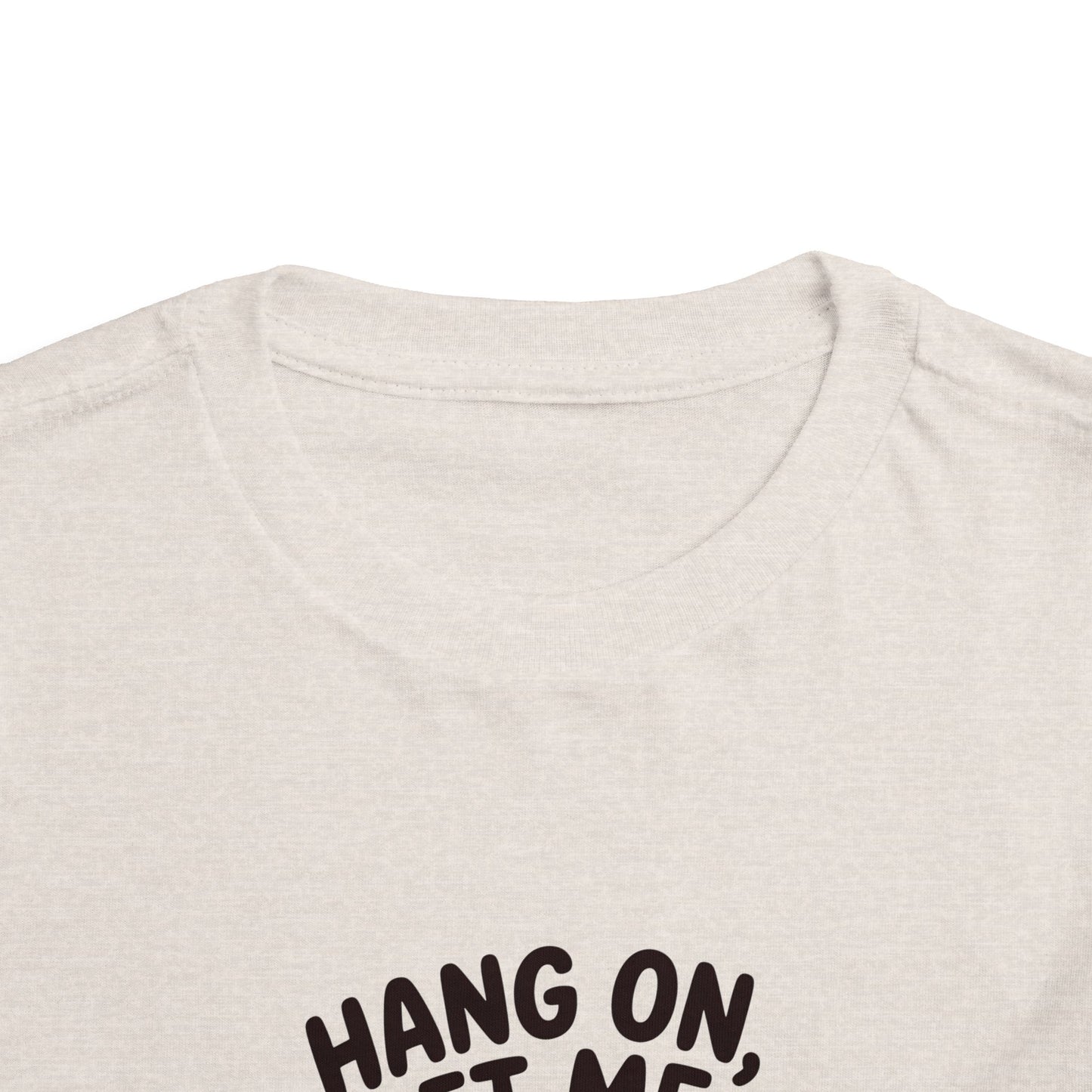 Toddler Tee — Cute Bunny "Hang On, Let Me Overthink This" Funny Kids Shirt