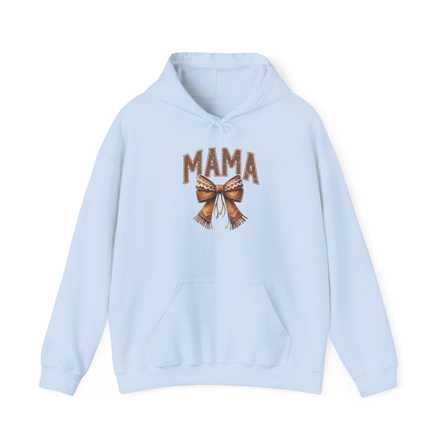 Mama Leopard Bow Hoodie – Trendy Mom Pullover for Mother’s Day & Everyday