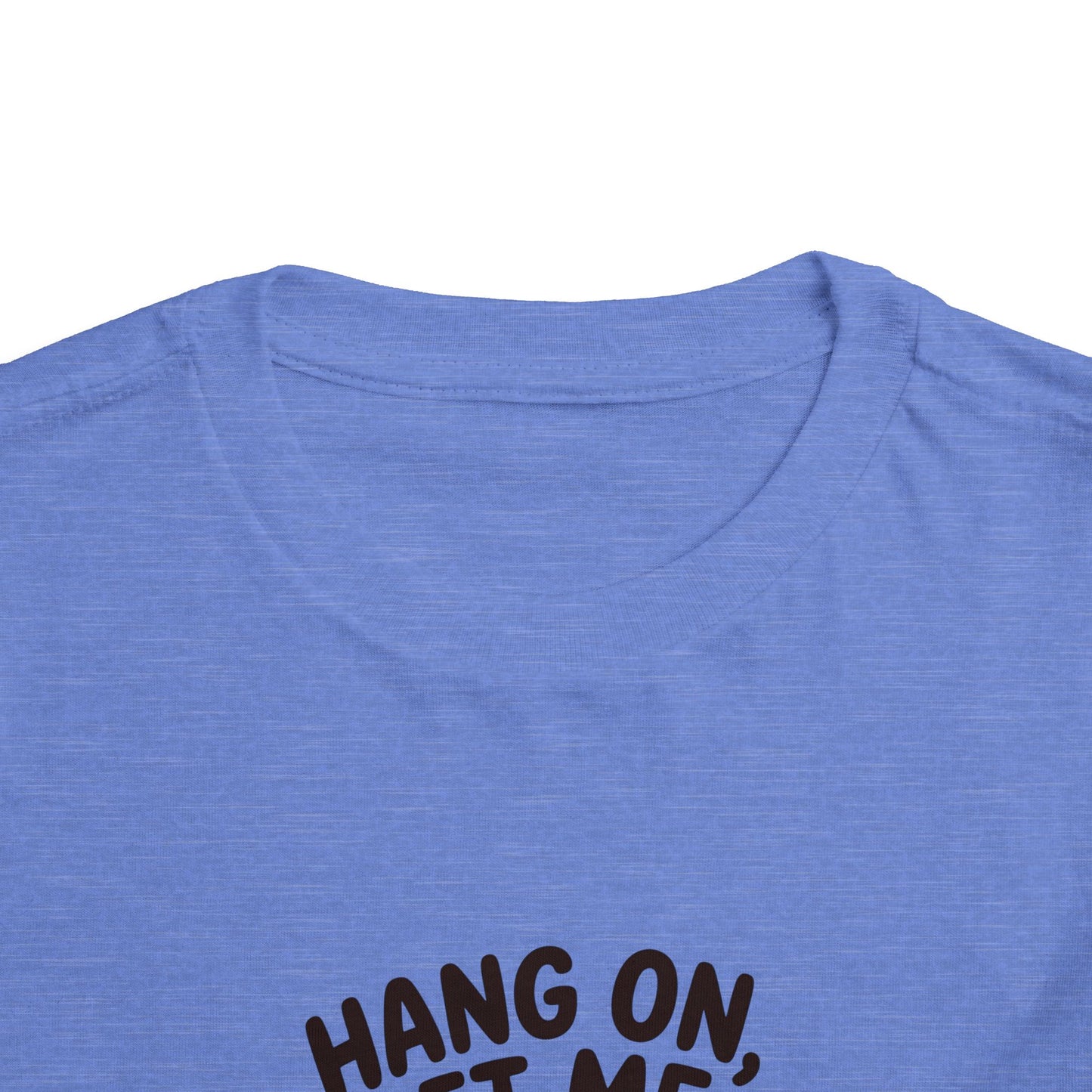 Toddler Tee — Cute Bunny "Hang On, Let Me Overthink This" Funny Kids Shirt