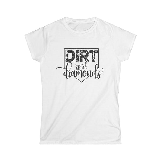 Dirt and Diamonds Women's Tee — Rustic Western Graphic Shirt for Farm, Ranch & Country Living