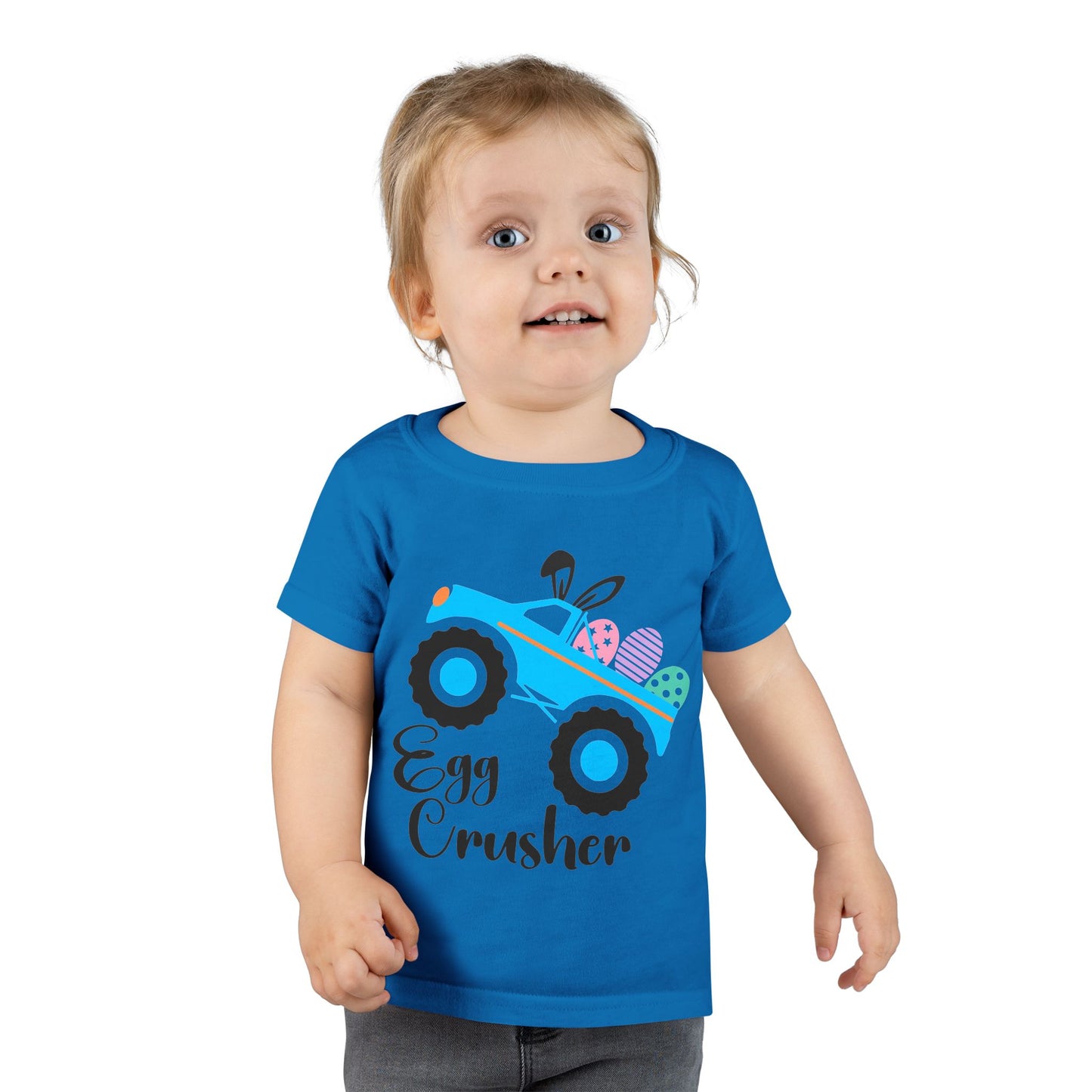 Toddler T-Shirt — "Egg Crusher" Monster Truck Easter Shirt