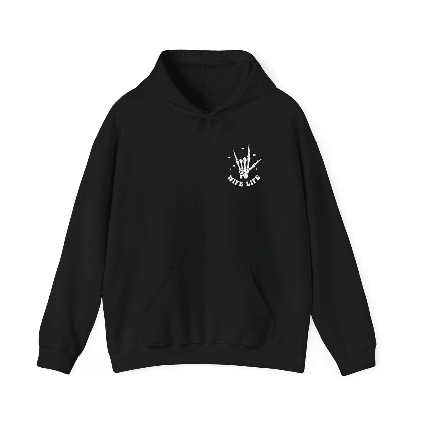 Hoodie — "Love My Husband But Sometimes I Wanna Square Up" Graphic Pullover