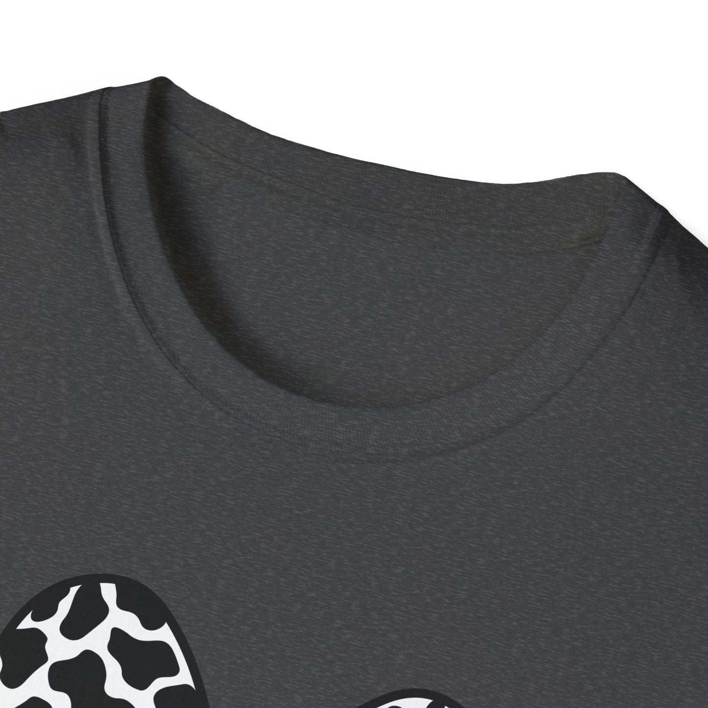 Cow Print Bunny T-Shirt — Easter Bunny Silhouette Tee