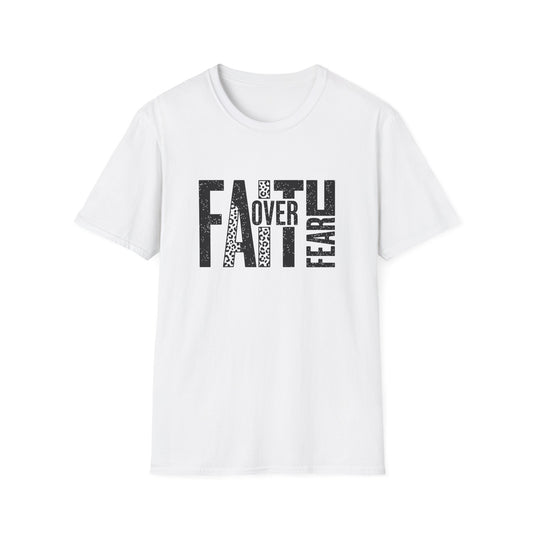 Faith Over Fear T-Shirt — Inspirational Christian Graphic Tee