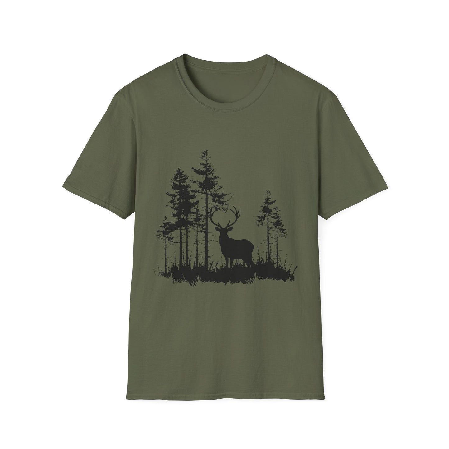 Deer Silhouette Forest T-Shirt