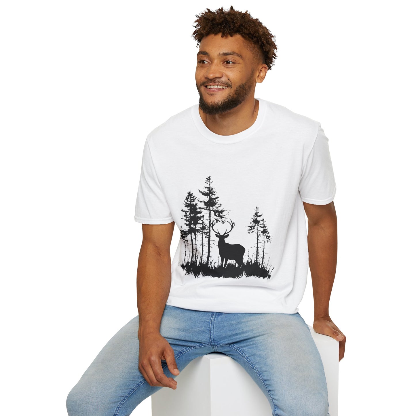 Deer Silhouette Forest T-Shirt