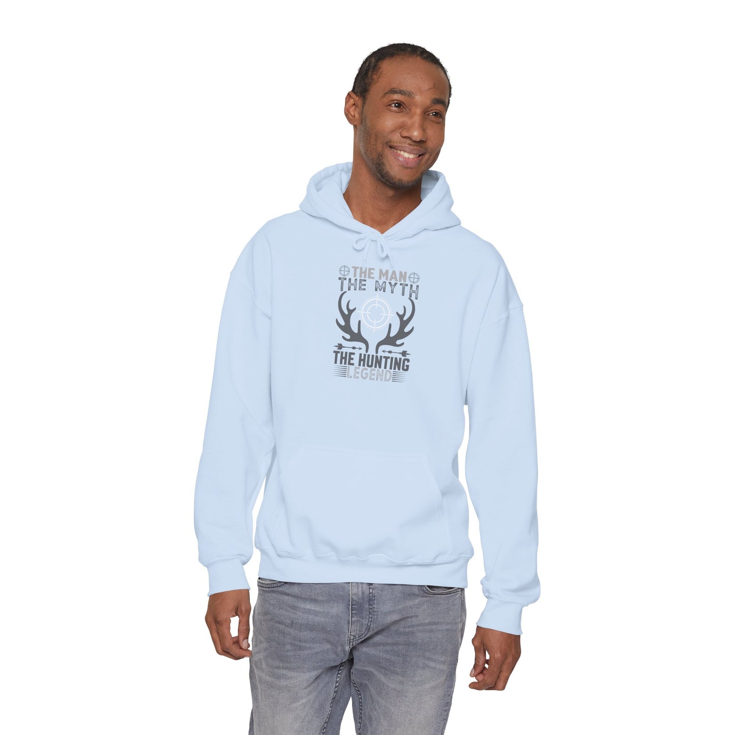 The Man, The Myth, The Legend Hoodie — Target & Antler Graphic Pullover