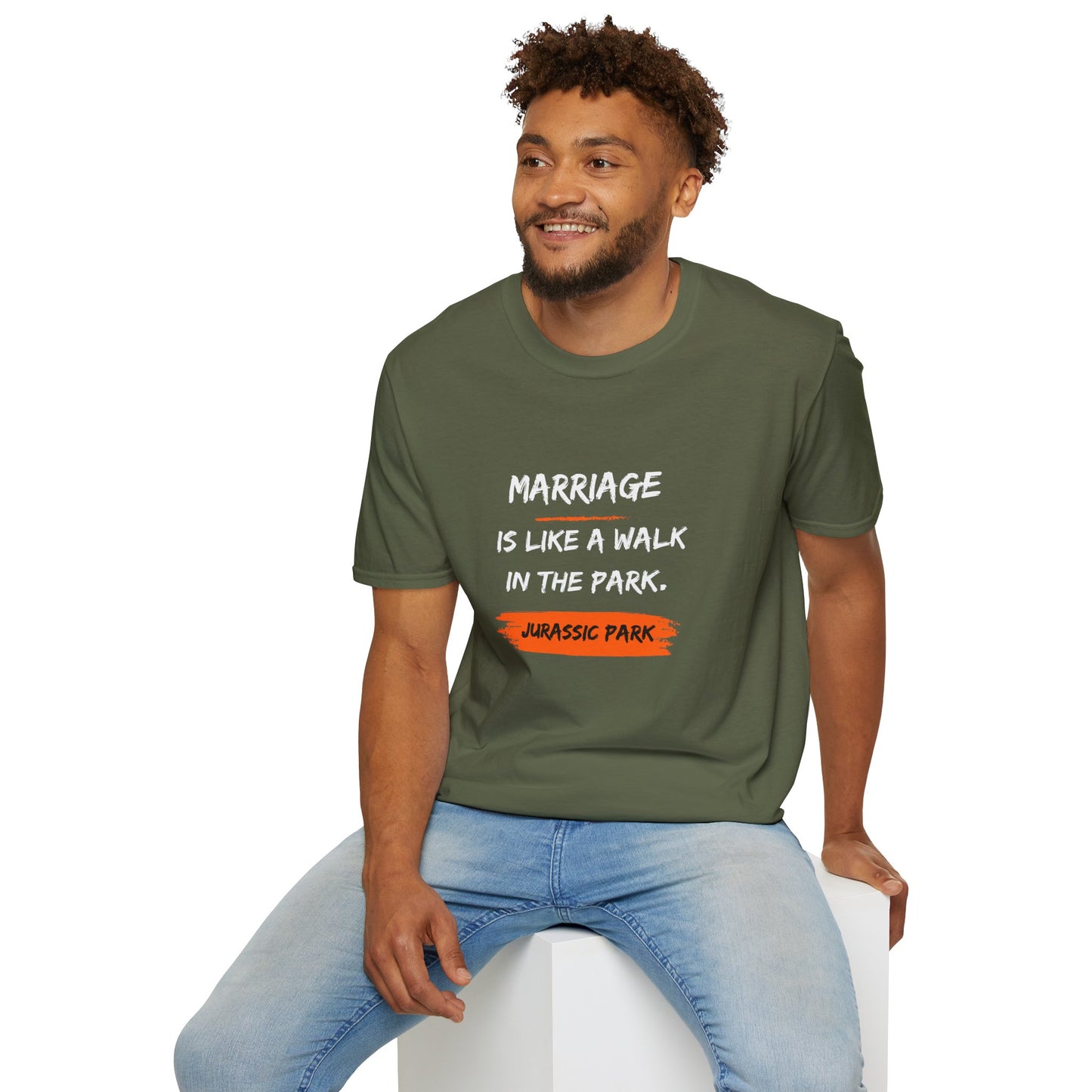 Marriage Is Like a Walk in the Park T-Shirt — Funny Jurassic Park Quote Tee
