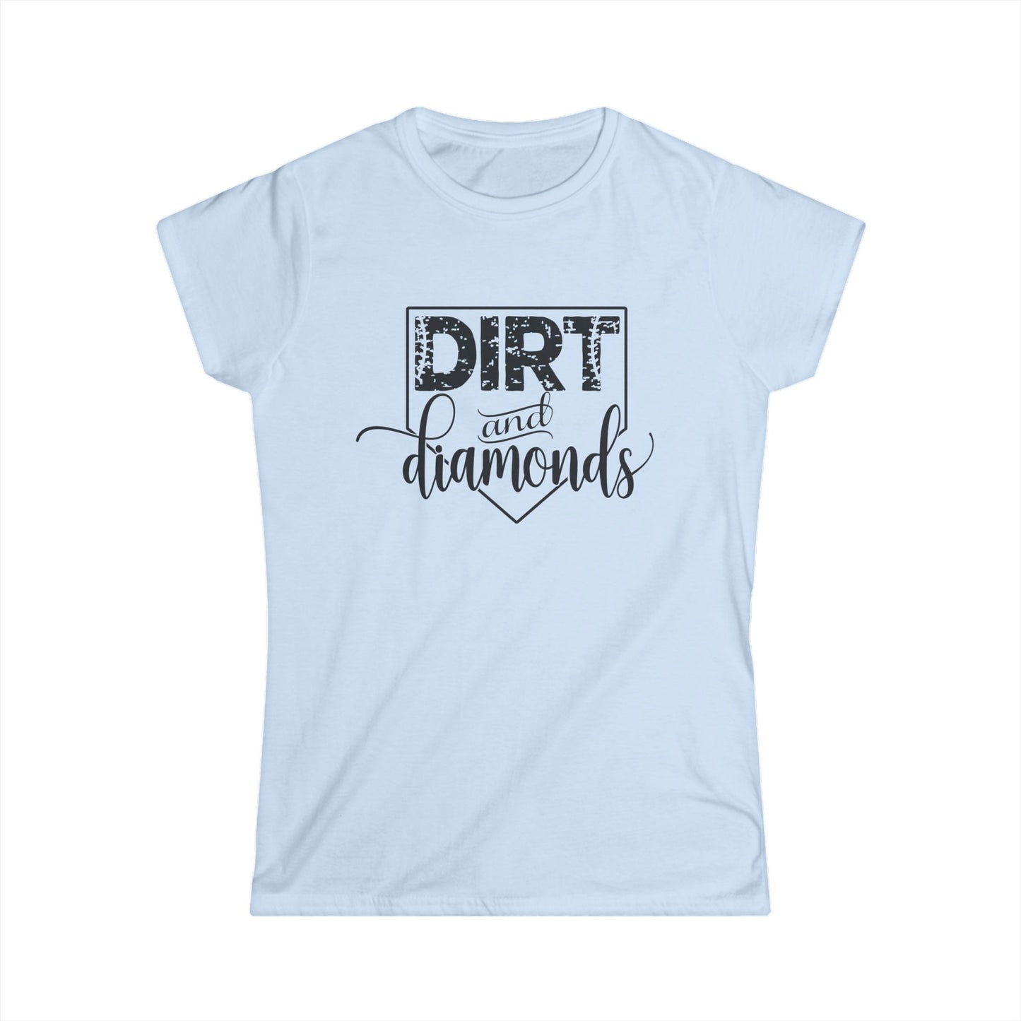 Dirt and Diamonds Women's Tee — Rustic Western Graphic Shirt for Farm, Ranch & Country Living