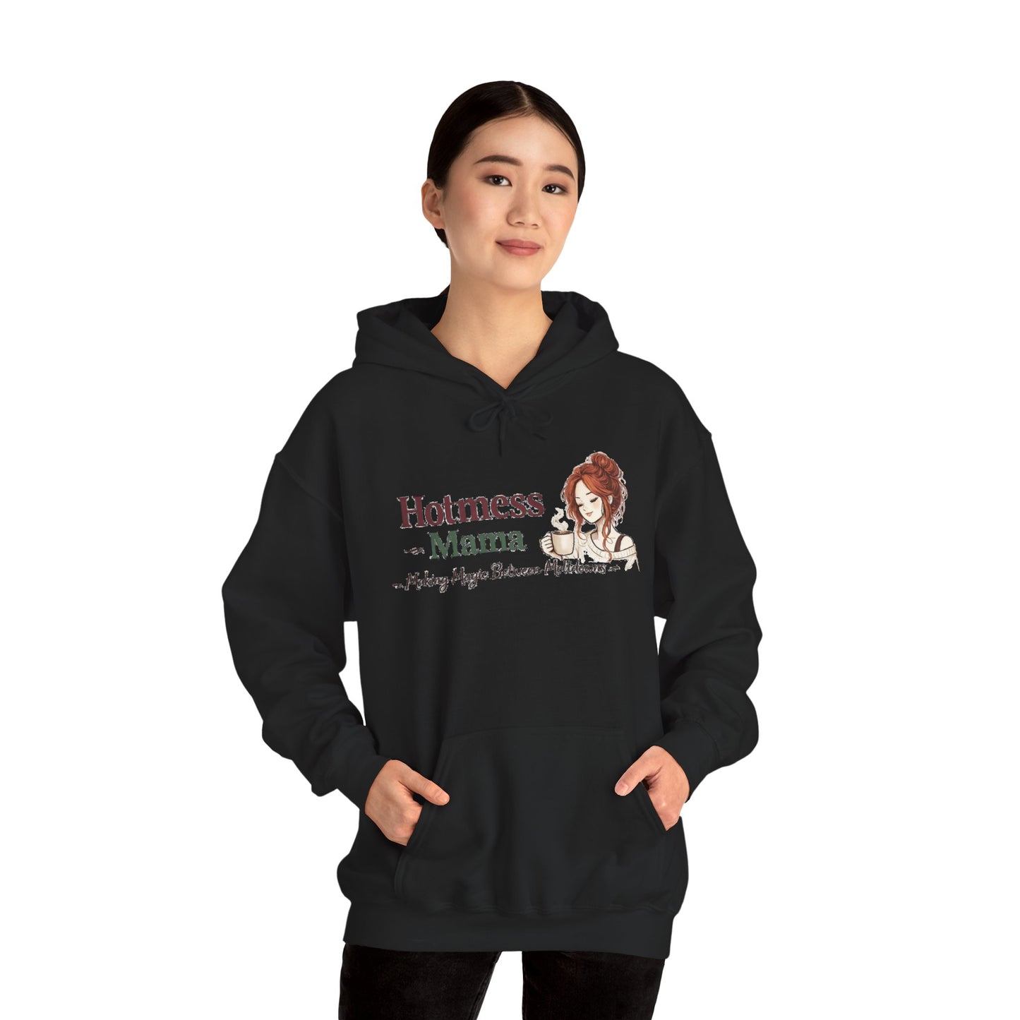 Hotmess Mama Hoodie — 'Making Magic Between Meltdowns' Cozy Mom Sweatshirt