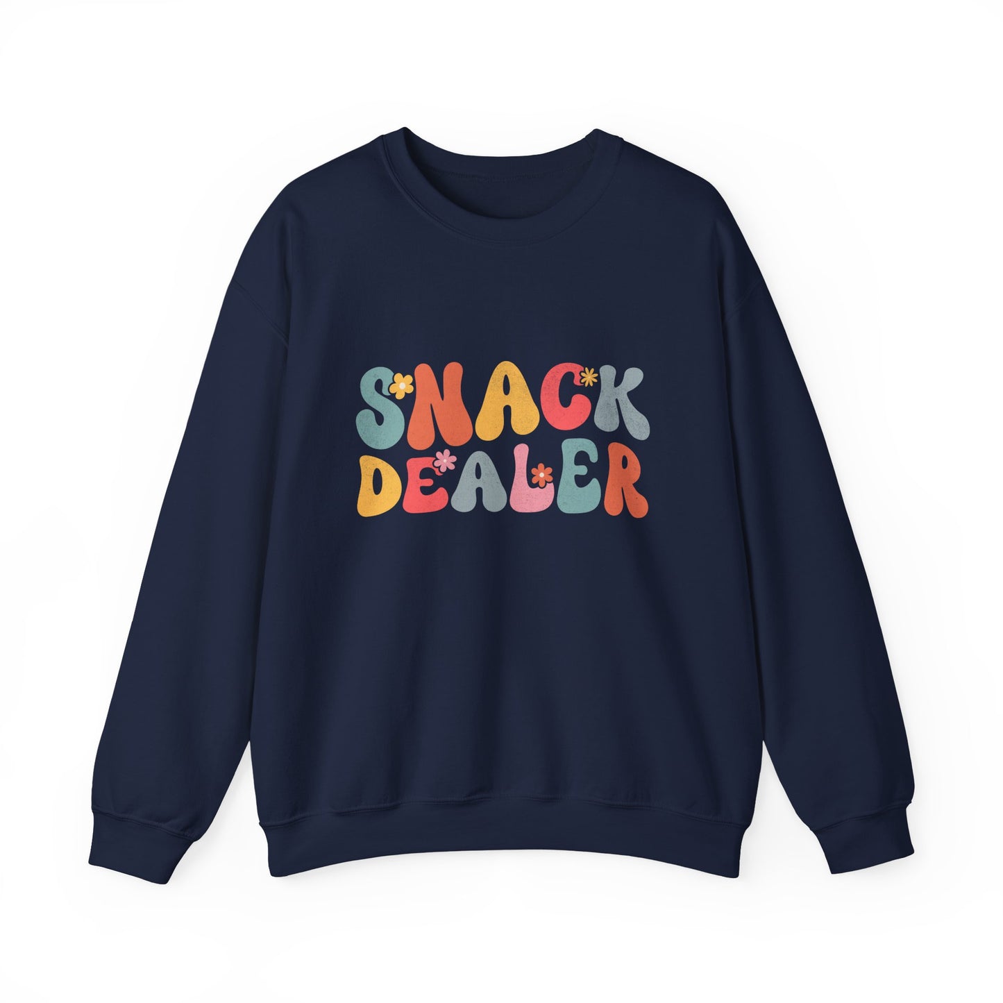 Sweatshirt — "Snack Dealer" Retro Colorful Graphic Crewneck