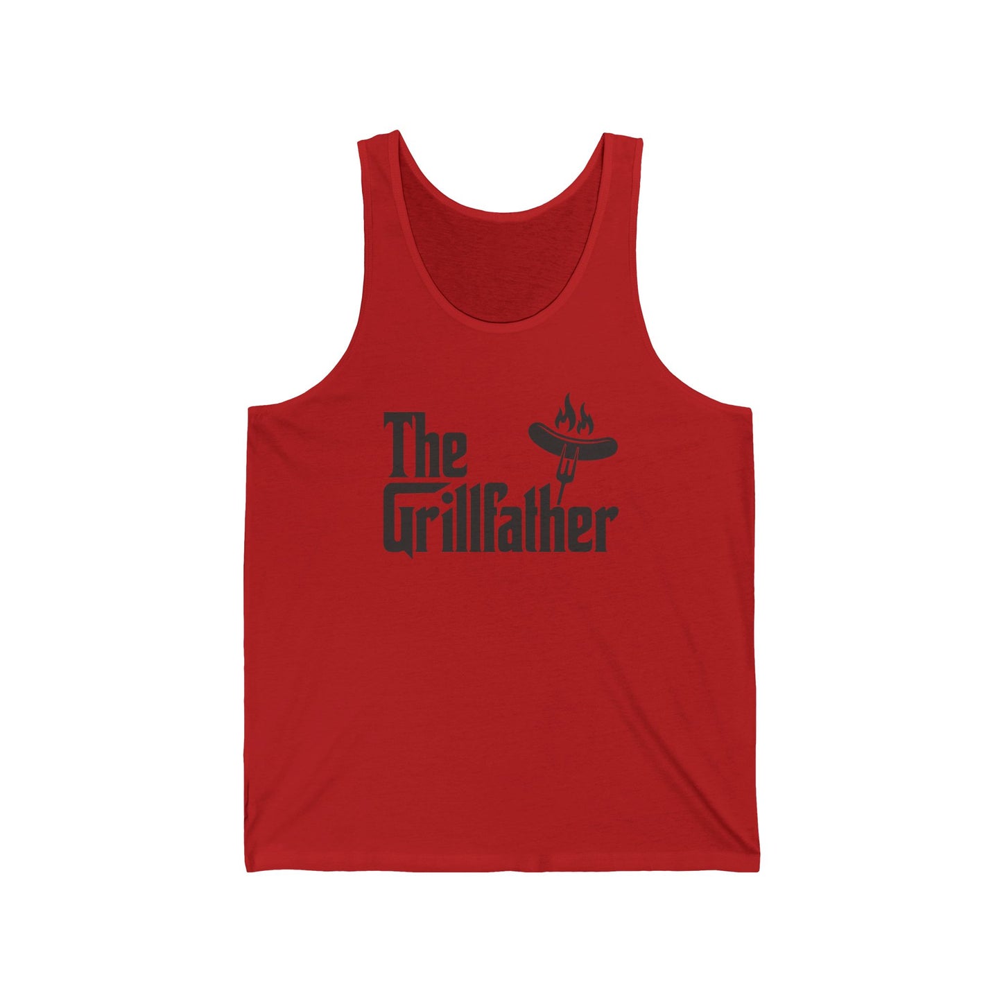 Grillfather Tank Top — Funny BBQ Dad Shirt