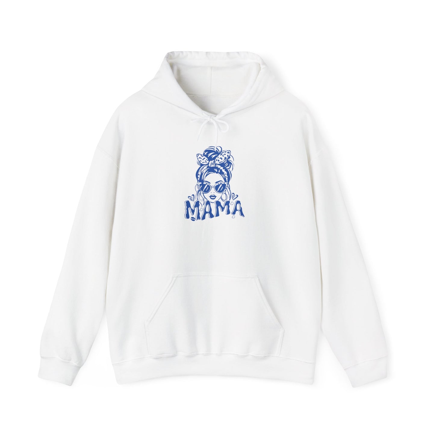 Mama Needs Coffee Hoodie — Cute Messy Bun Mom Sweatshirt