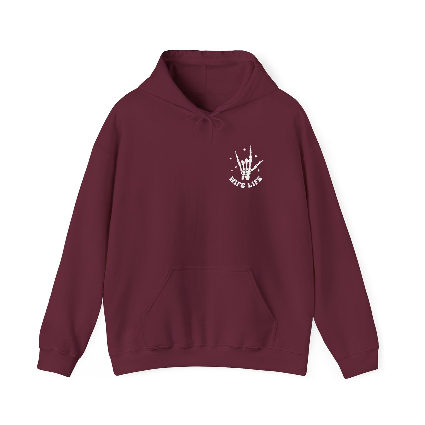 Hoodie — "Love My Husband But Sometimes I Wanna Square Up" Graphic Pullover