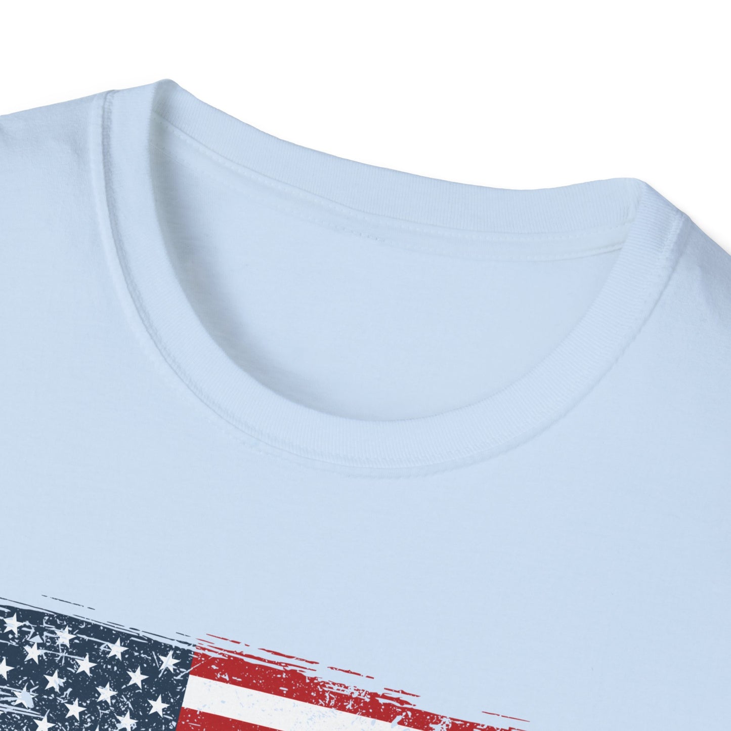 Distressed American Flag T-Shirt — Patriotic USA Tee for 4th of July & Veterans Day