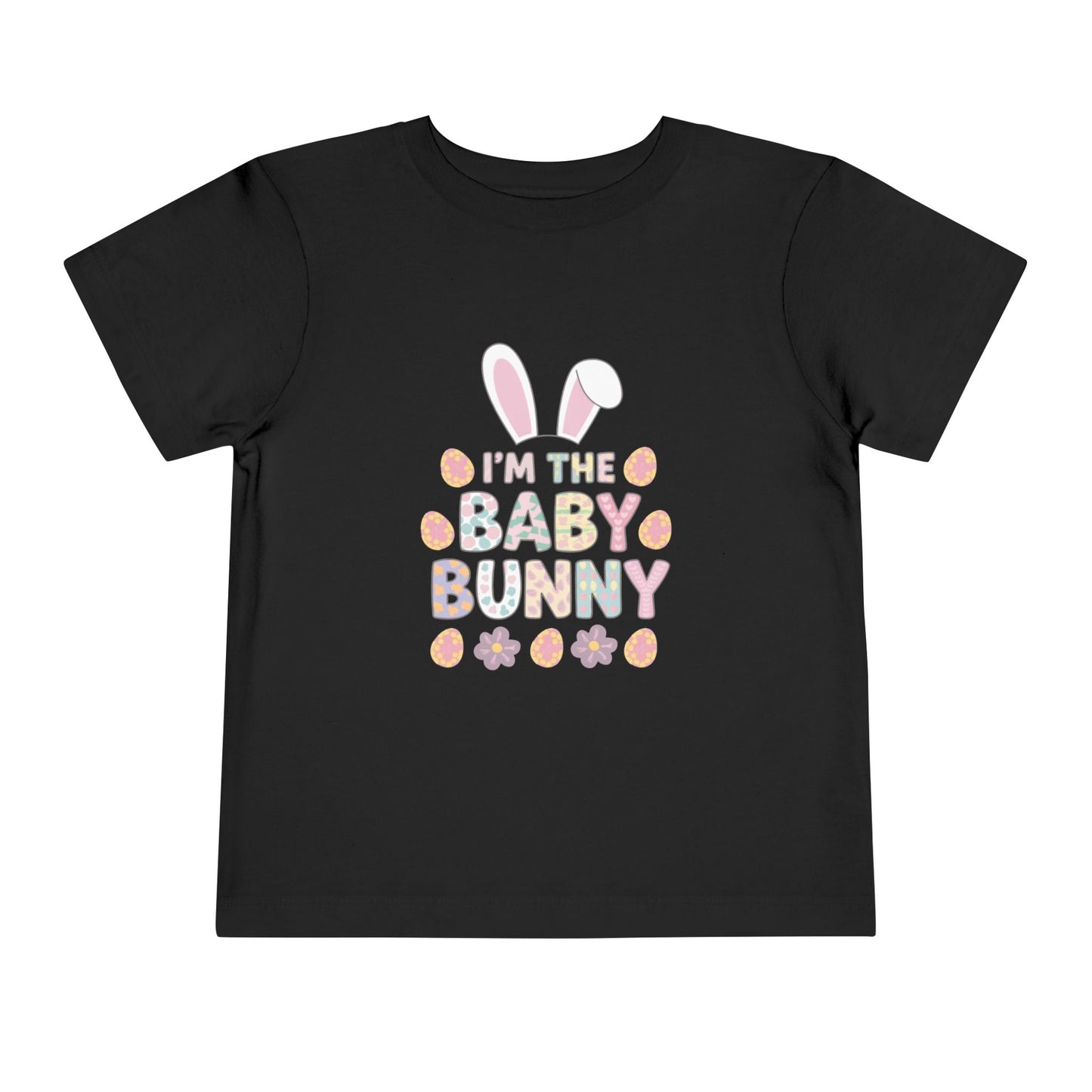 Toddler Tee — “I’m the Baby Bunny” Easter Graphic Shirt