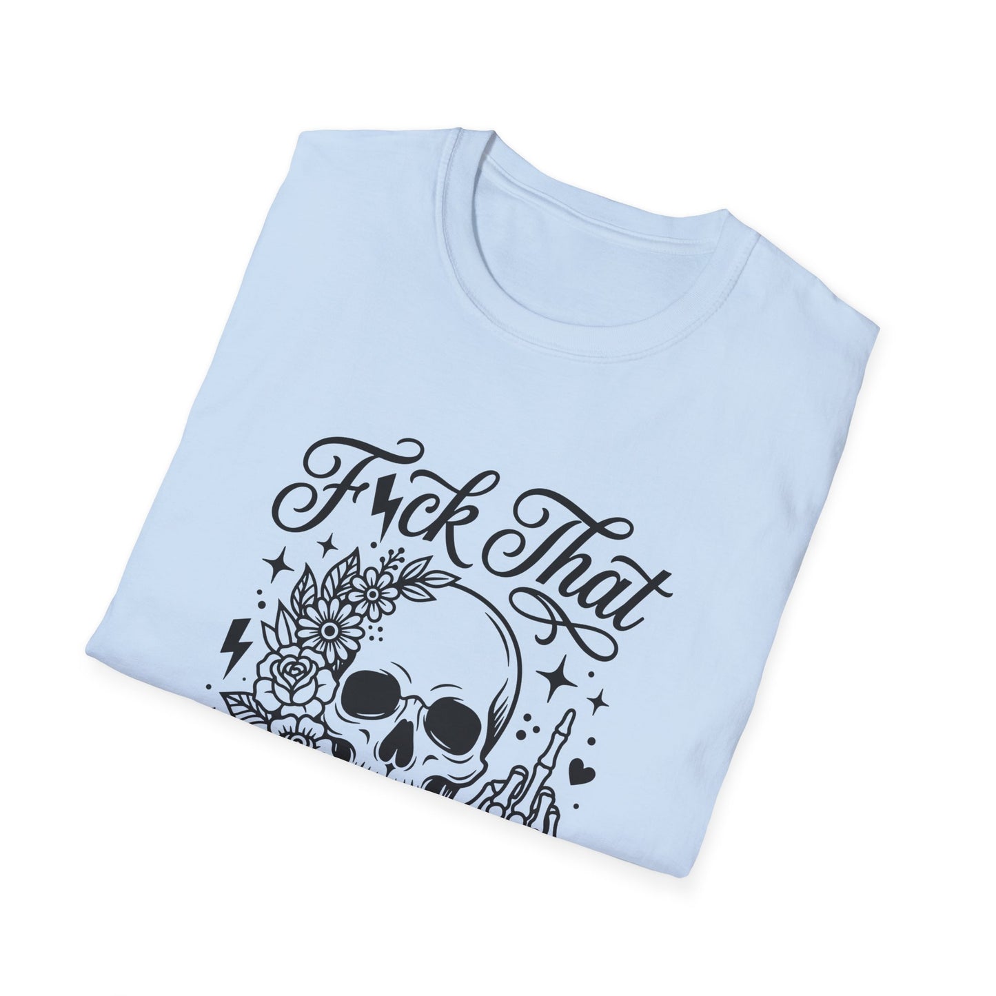 Skull 'F*ck That Respectfully' Graphic T-Shirt