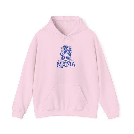 Mama Needs Coffee Hoodie — Cute Messy Bun Mom Sweatshirt