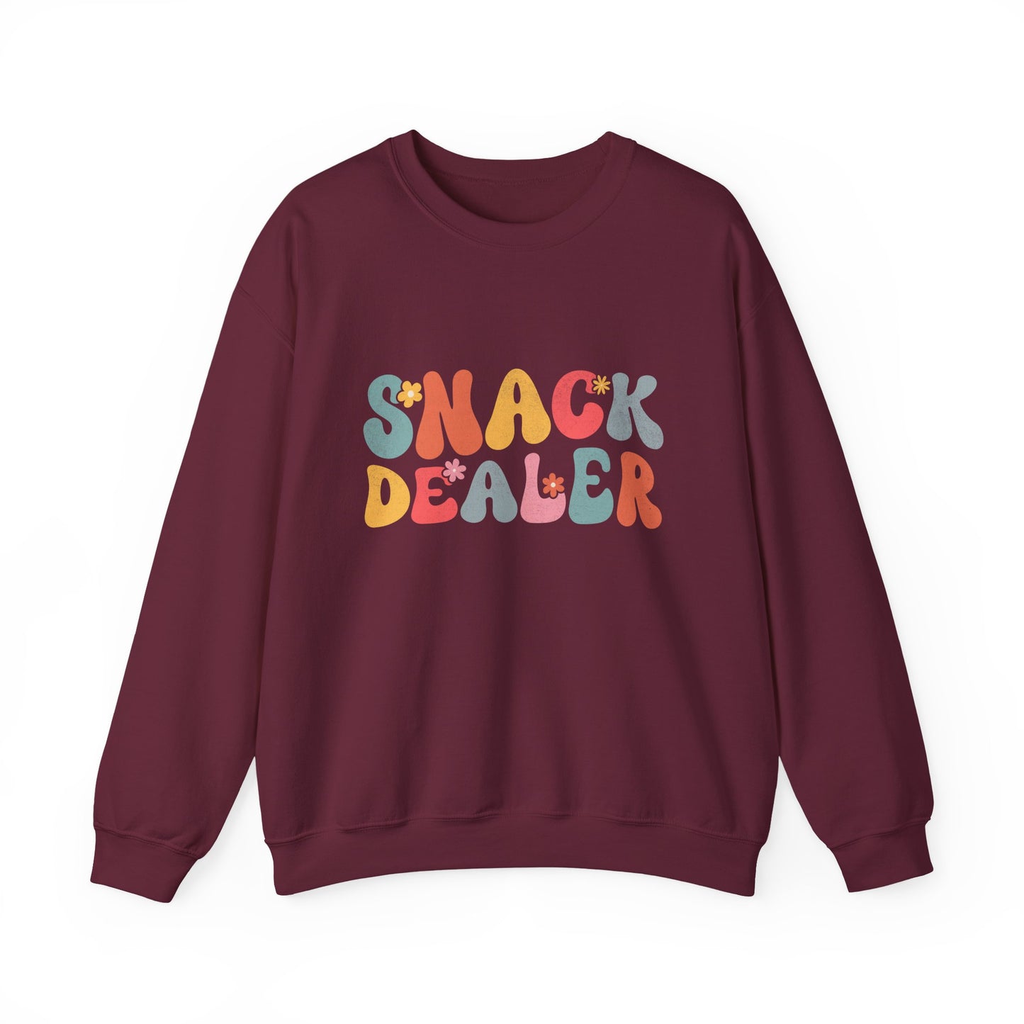 Sweatshirt — "Snack Dealer" Retro Colorful Graphic Crewneck