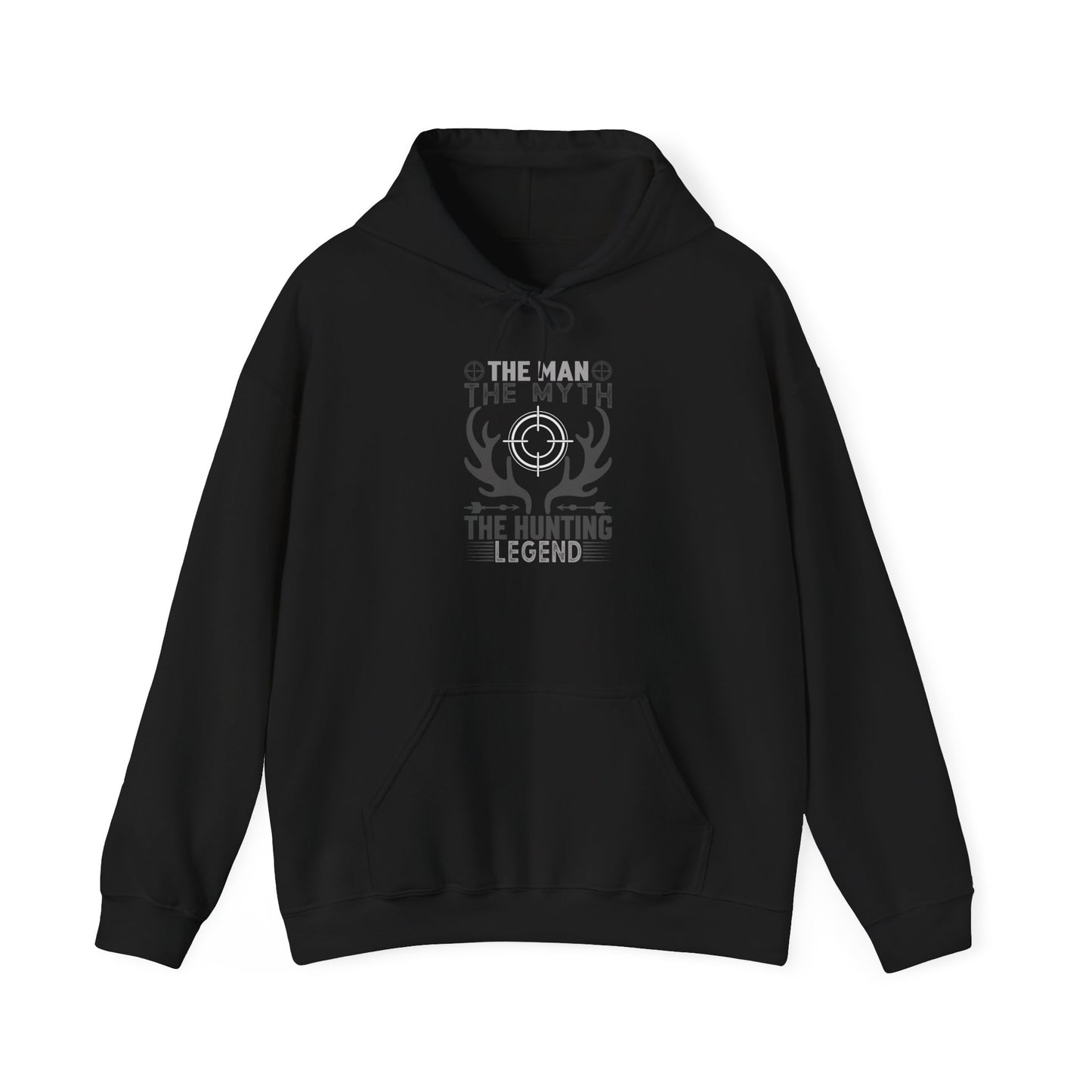 The Man, The Myth, The Legend Hoodie — Target & Antler Graphic Pullover