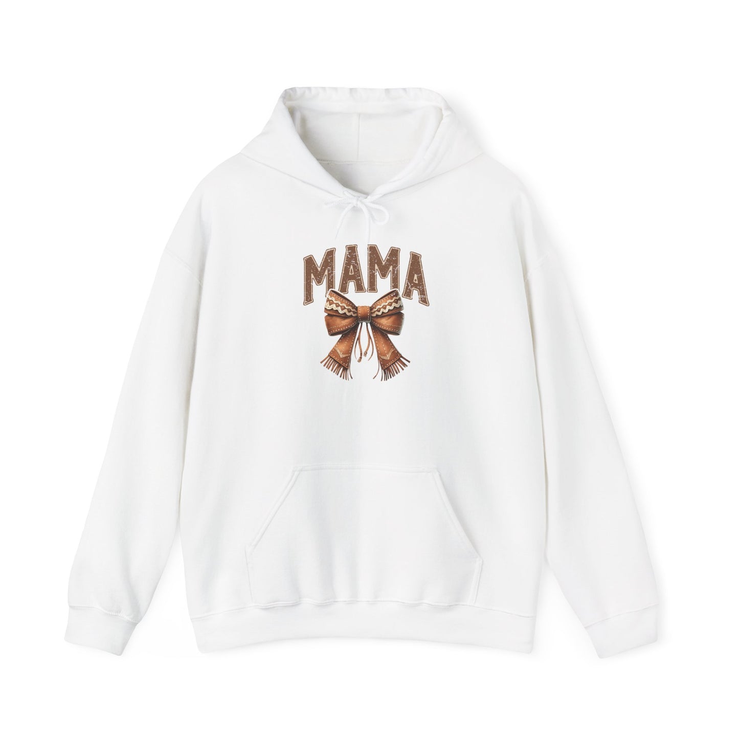 Mama Leopard Bow Hoodie – Trendy Mom Pullover for Mother’s Day & Everyday