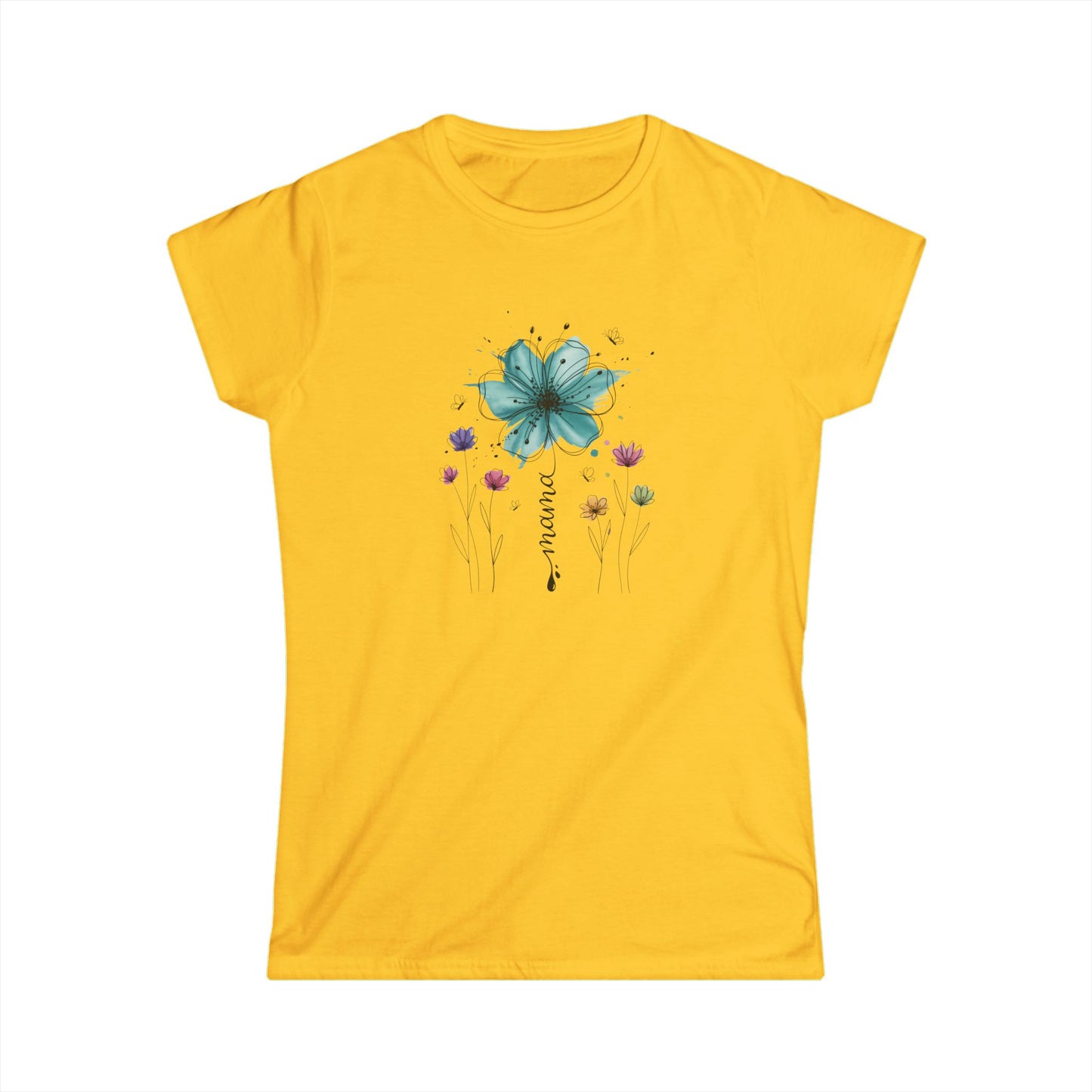 Floral Dreamcatcher Tee — "Breathe" Women's Softstyle T‑Shirt