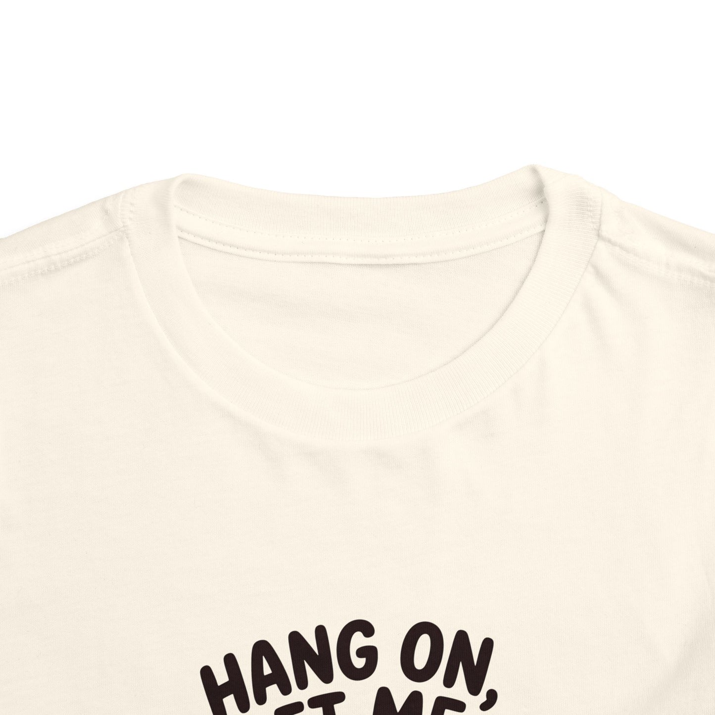 Toddler Tee — Cute Bunny "Hang On, Let Me Overthink This" Funny Kids Shirt