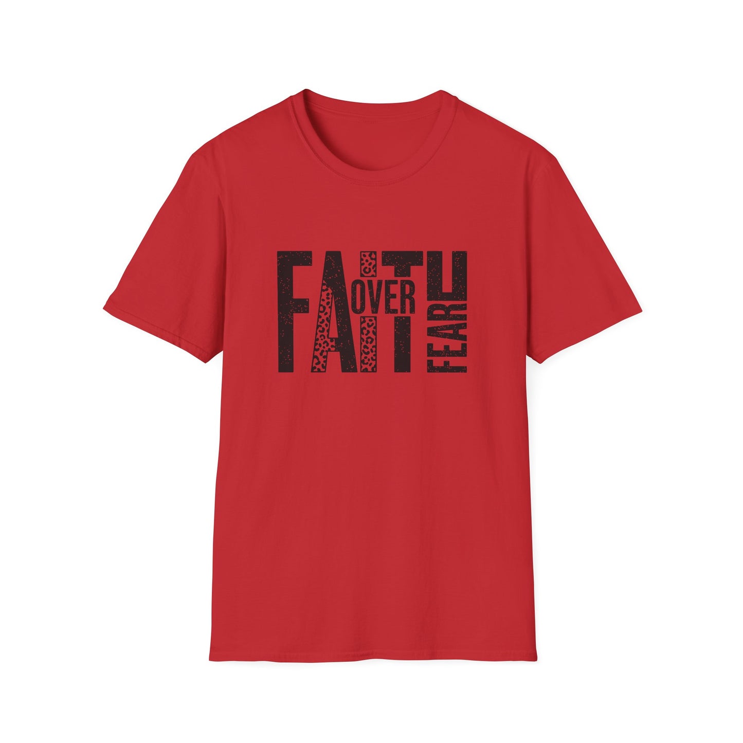 Faith Over Fear T-Shirt — Inspirational Christian Graphic Tee