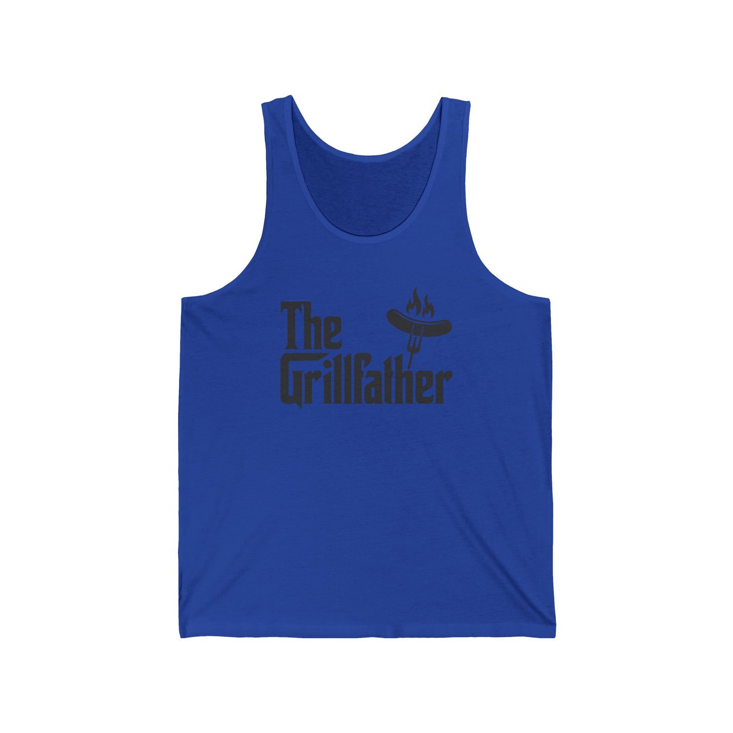 Grillfather Tank Top — Funny BBQ Dad Shirt