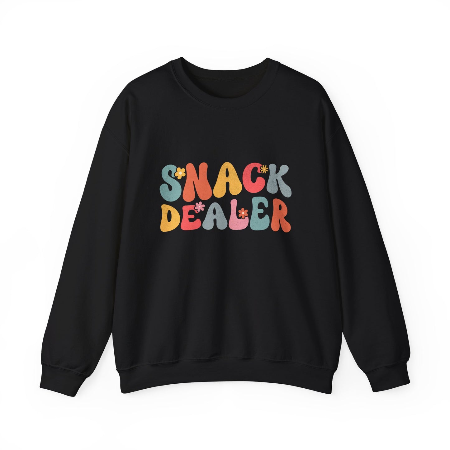Sweatshirt — "Snack Dealer" Retro Colorful Graphic Crewneck