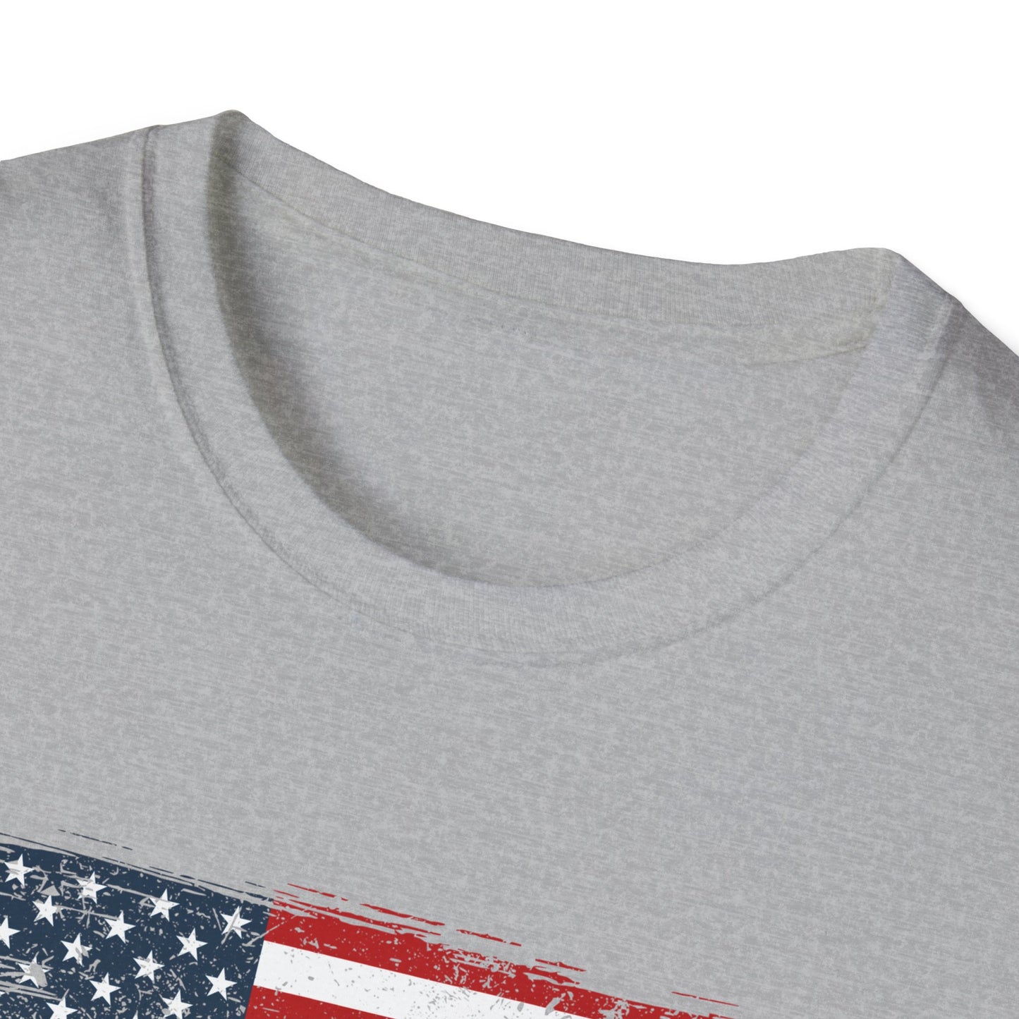 Distressed American Flag T-Shirt — Patriotic USA Tee for 4th of July & Veterans Day