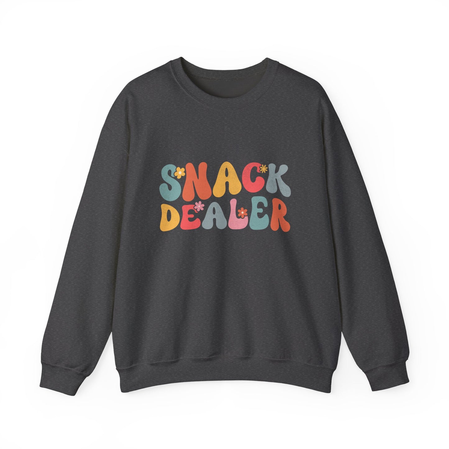 Sweatshirt — "Snack Dealer" Retro Colorful Graphic Crewneck