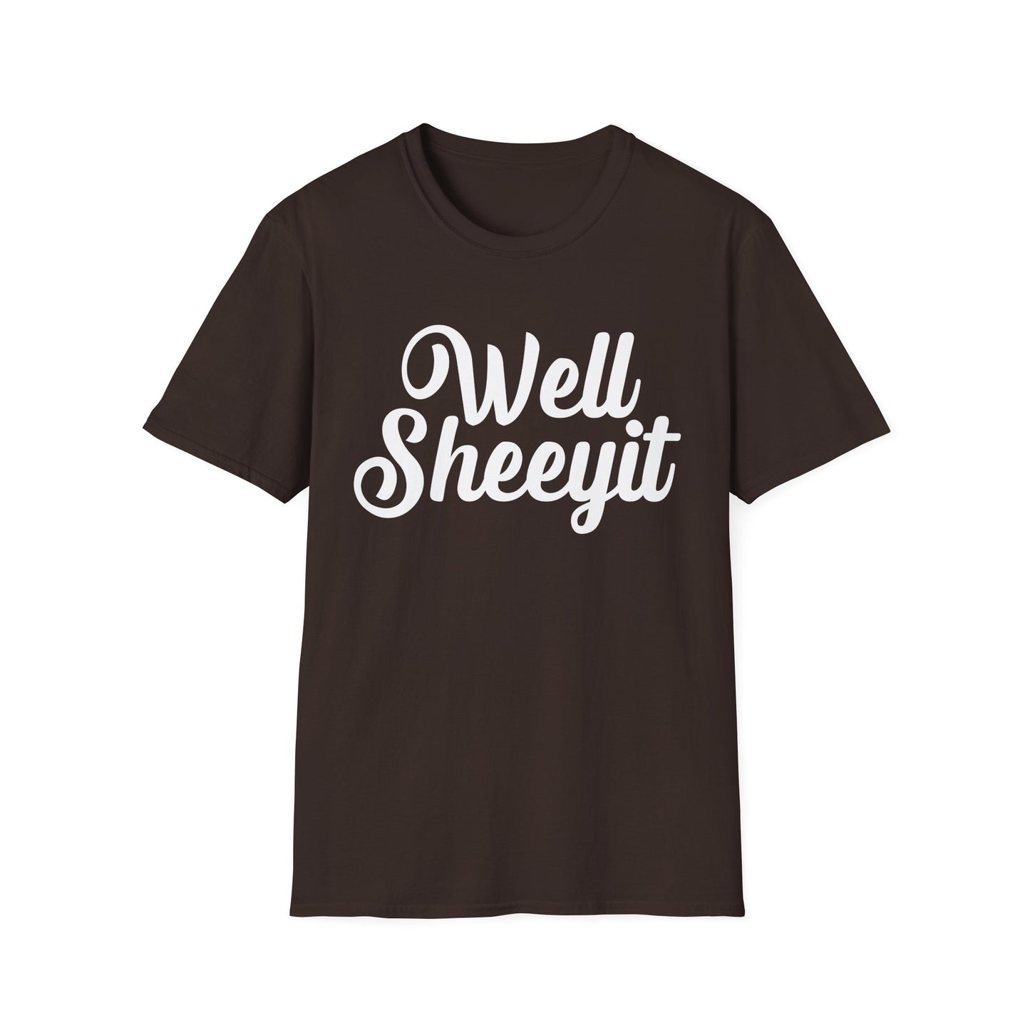 "Well Sheeyit" Retro Script Funny Graphic Tee