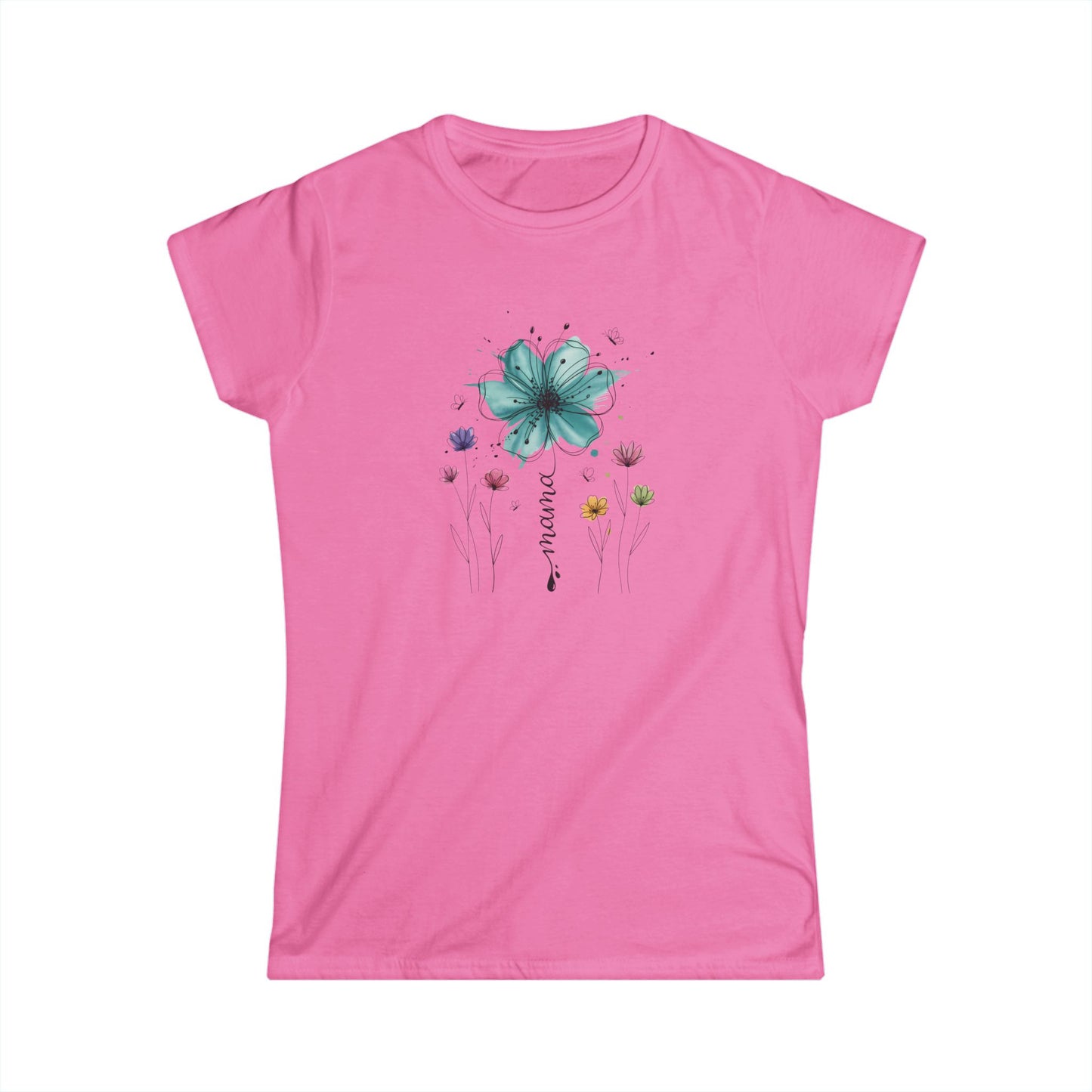 Floral Dreamcatcher Tee — "Breathe" Women's Softstyle T‑Shirt