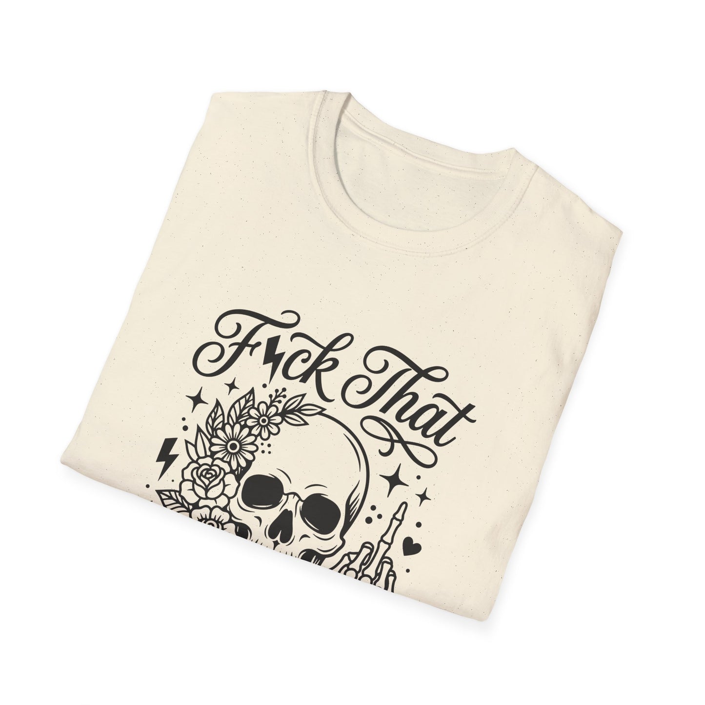 Skull 'F*ck That Respectfully' Graphic T-Shirt