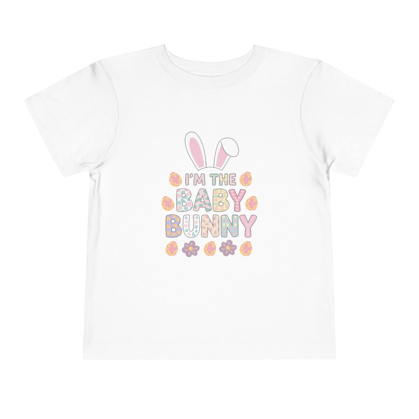 Toddler Tee — “I’m the Baby Bunny” Easter Graphic Shirt