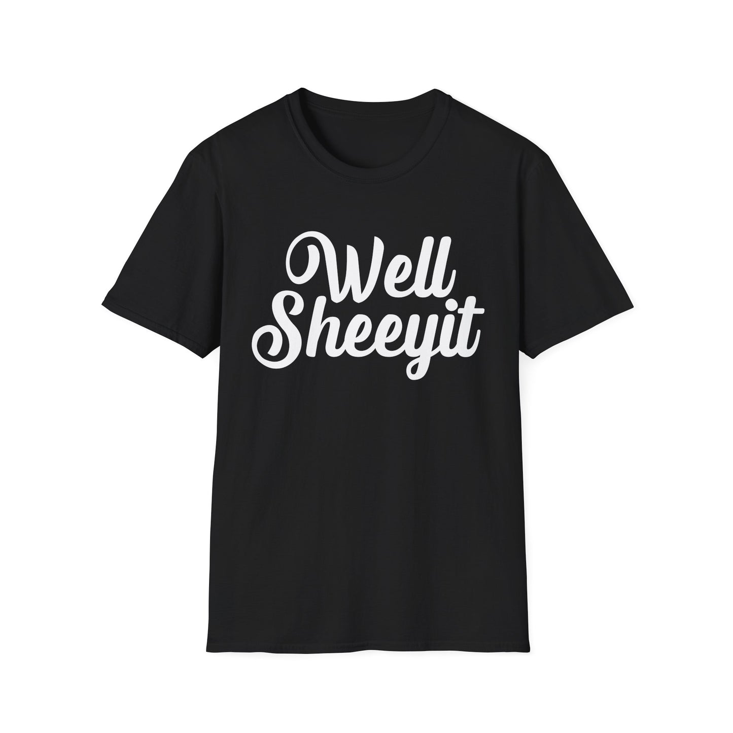 "Well Sheeyit" Retro Script Funny Graphic Tee