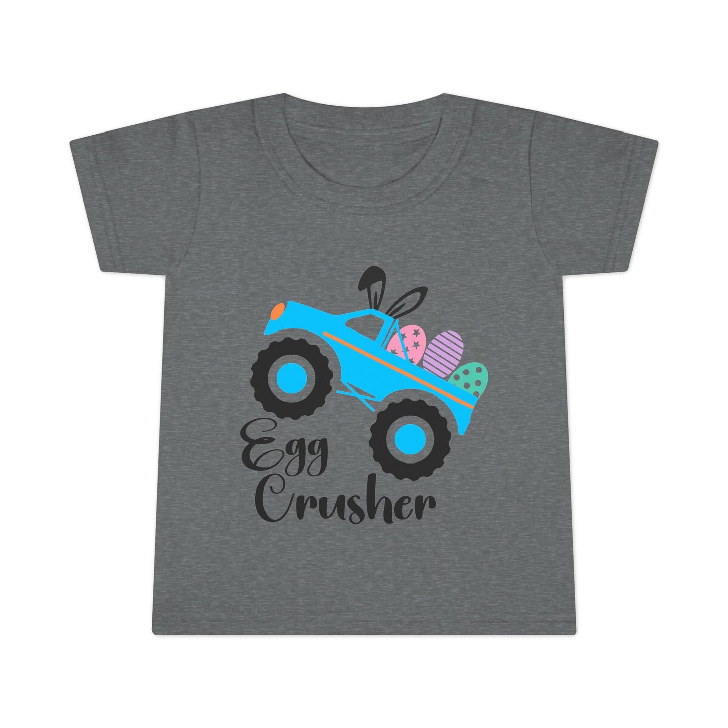 Toddler T-Shirt — "Egg Crusher" Monster Truck Easter Shirt