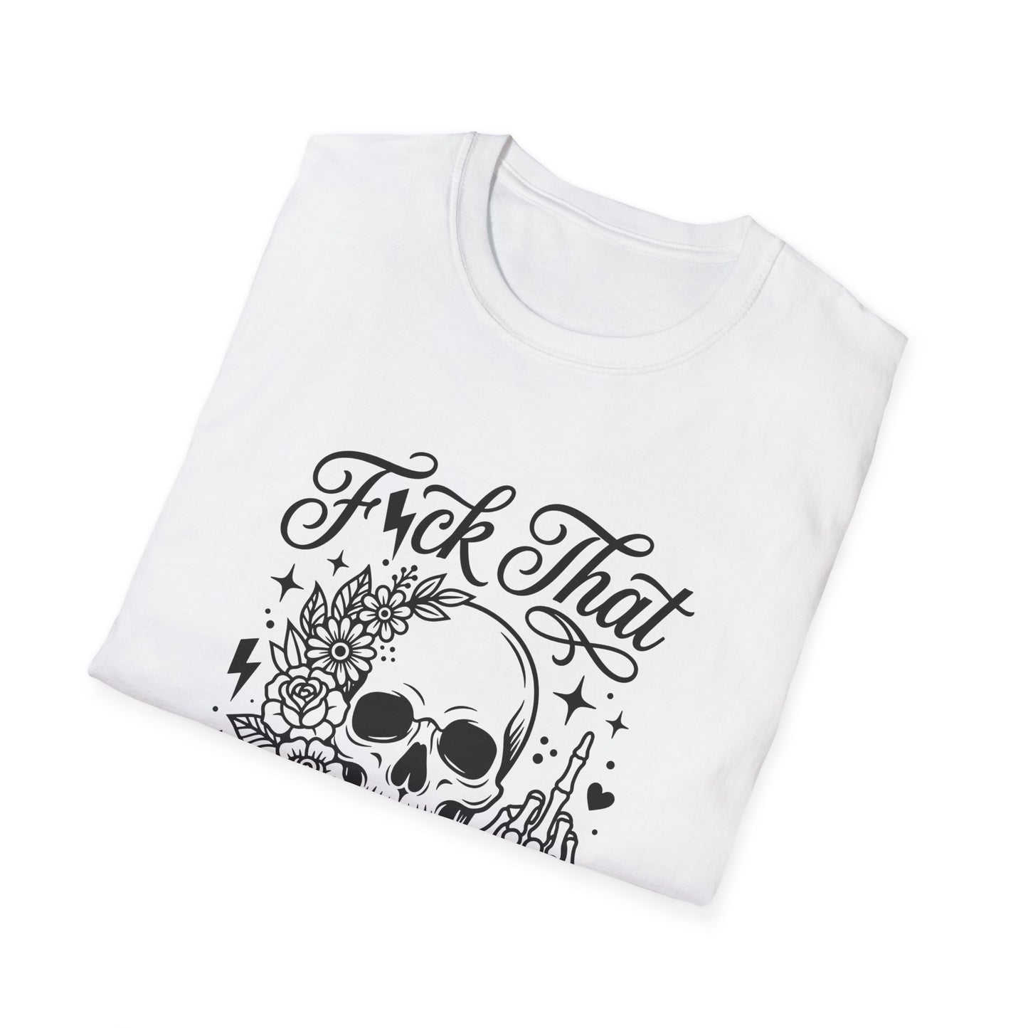 Skull 'F*ck That Respectfully' Graphic T-Shirt