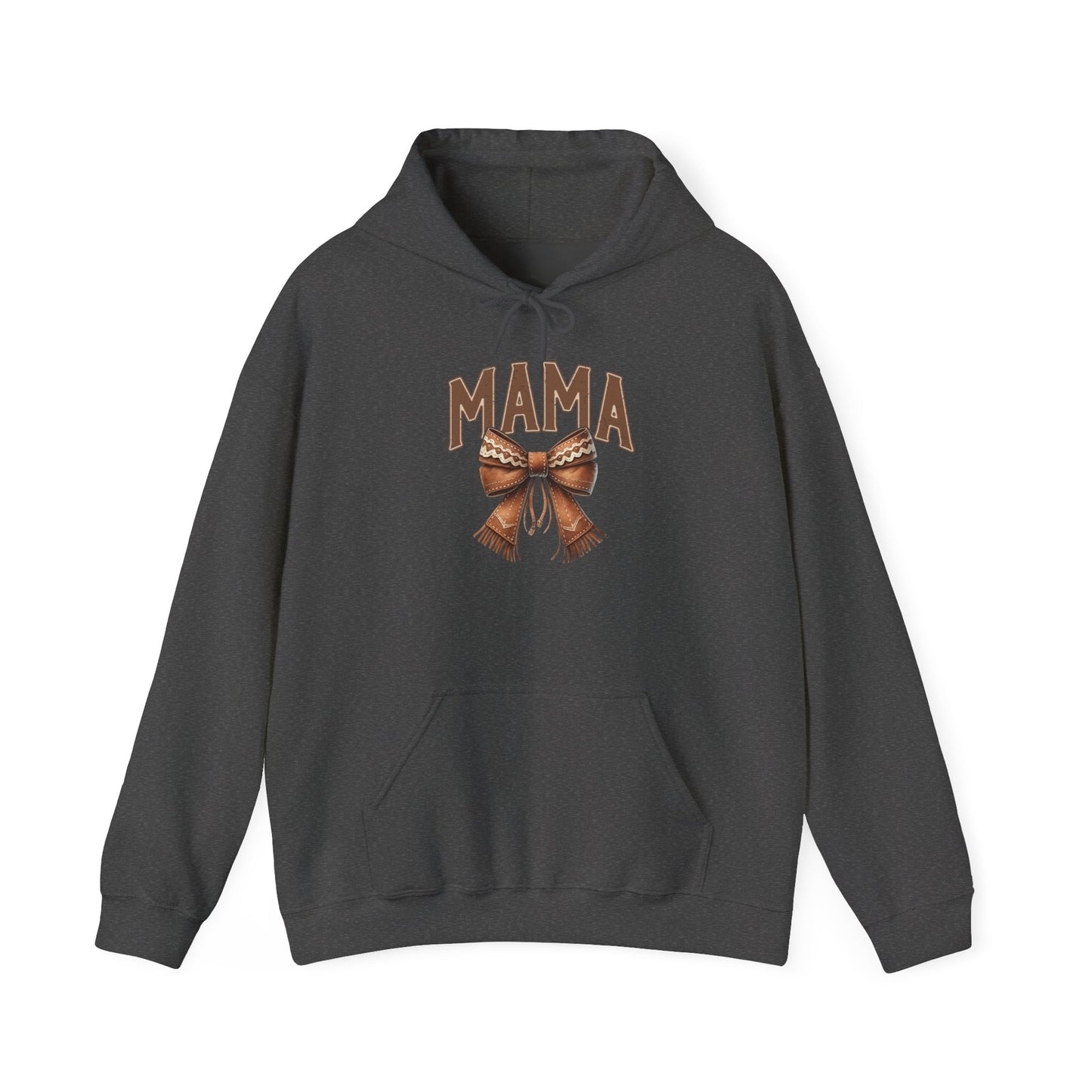 Mama Leopard Bow Hoodie – Trendy Mom Pullover for Mother’s Day & Everyday